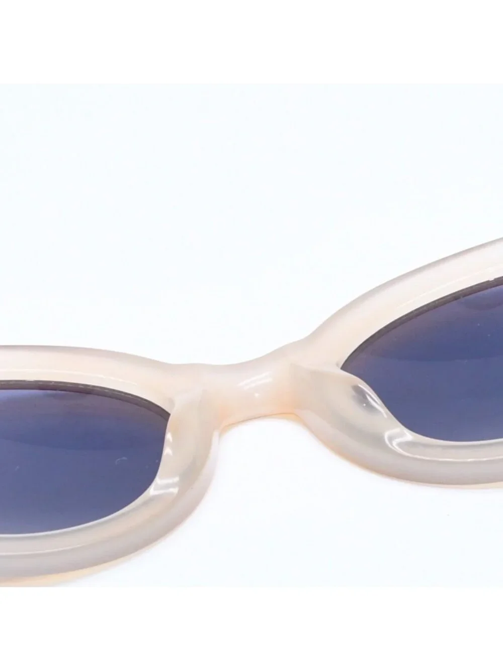 Chanel Sunglasses Eyewear CC Logo Beige Gold Acetate